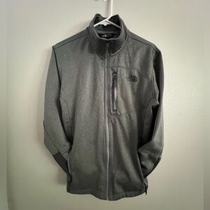 The North Face Gray Performance Jacket with High Collar